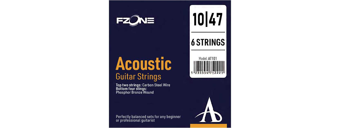 FZONE AT101 ACOUSTIC PHOSPHOR BRONZE (10-47) - струны для акустической гитары